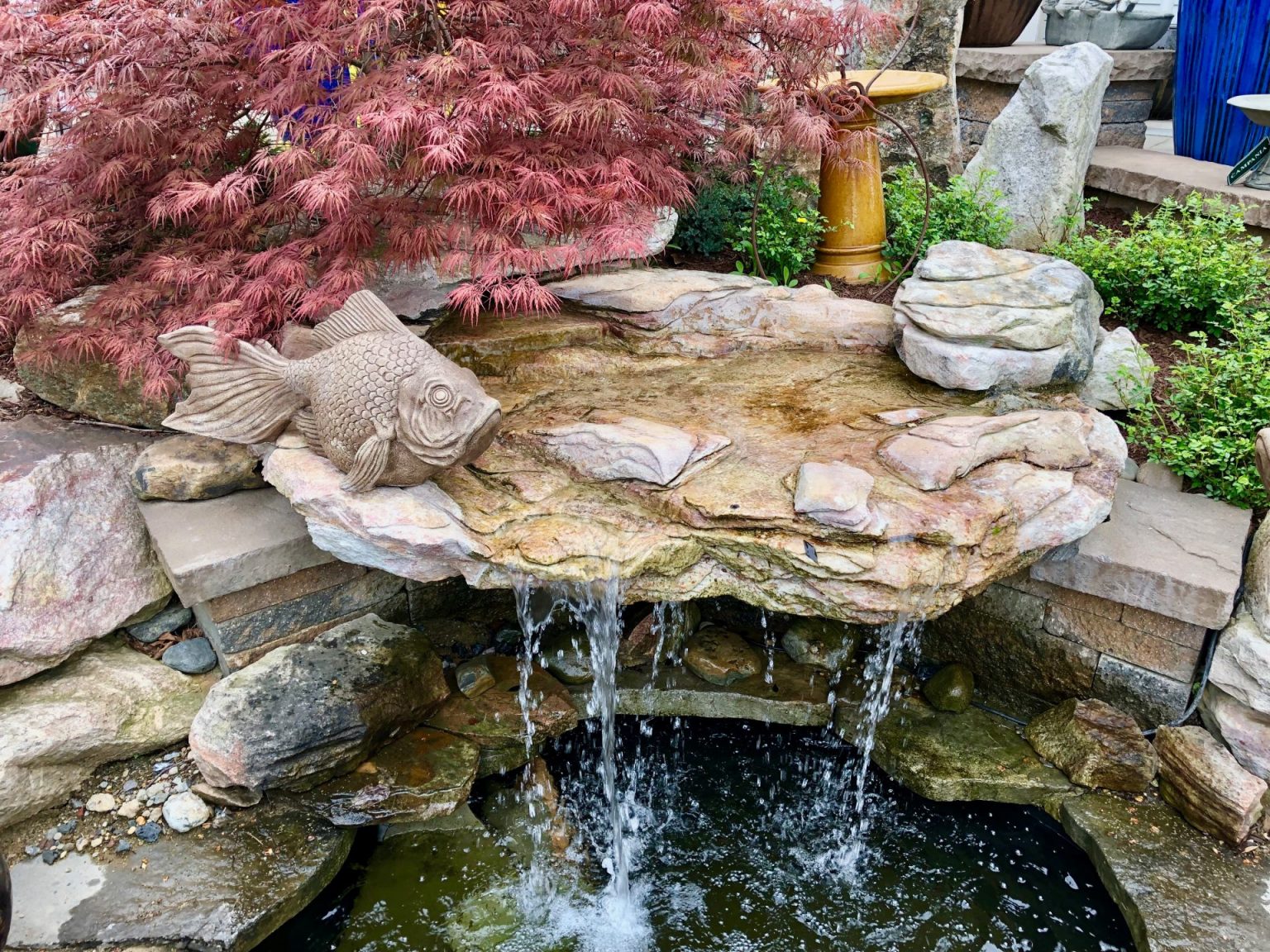 A Beautiful Landscaped Water Feature Provides A T 2021 08 30 09 24 05 Utc